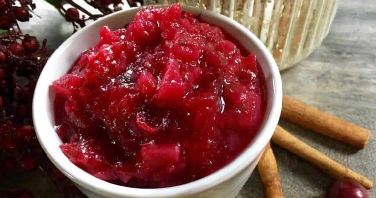 cranberry pear sauce - Christmas Side Dishes Best Recipes
