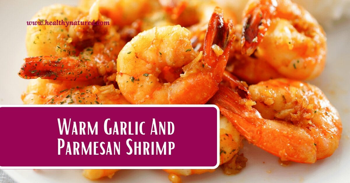 warm garlic and parmesan shrimp with garlic dip