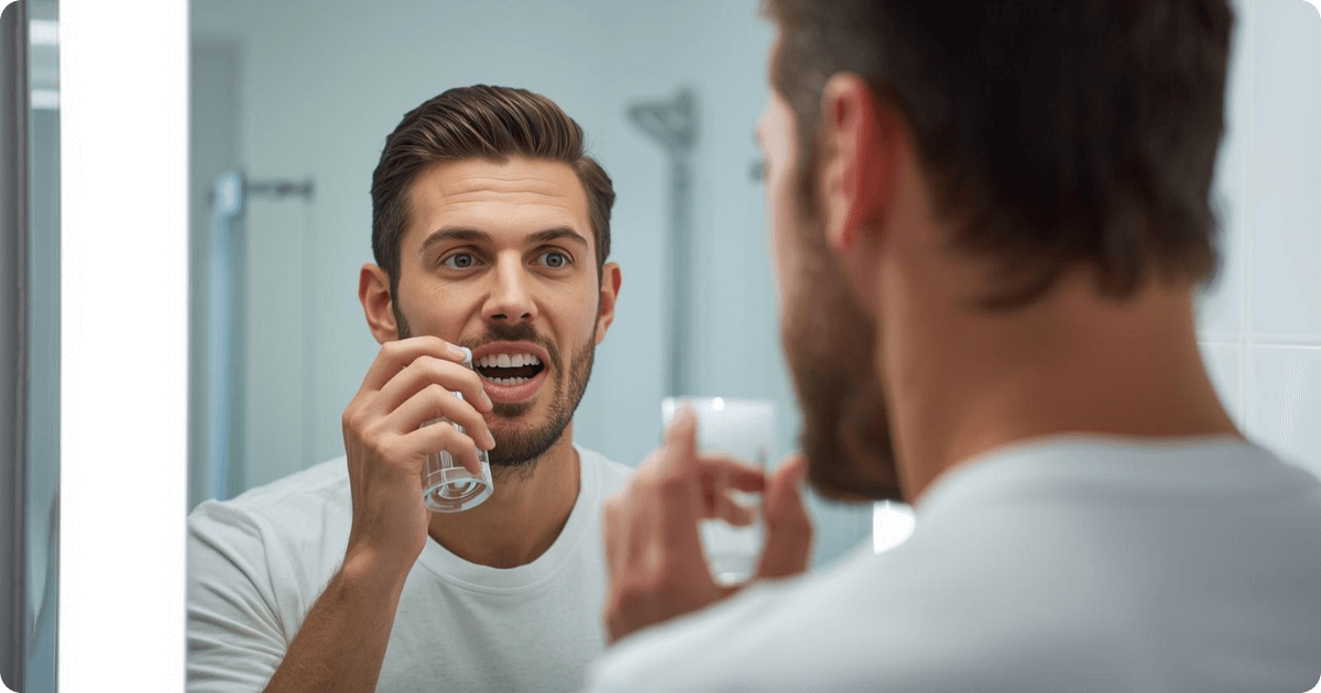 oral hygiene through oil pulling