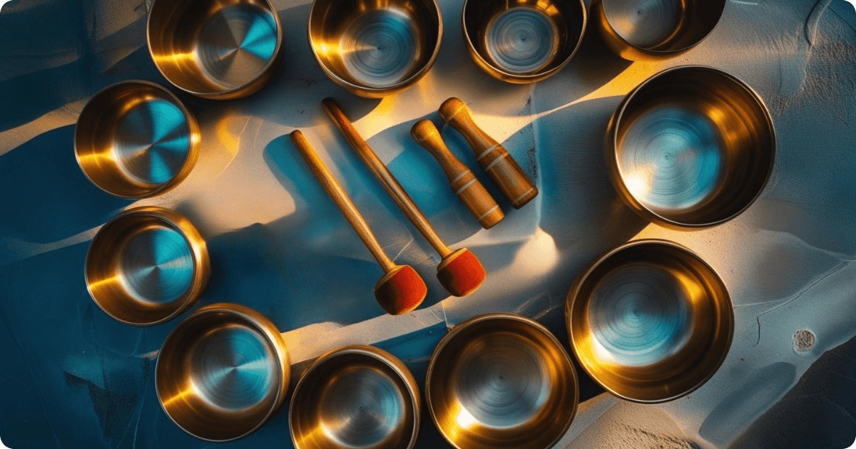 how to use Tibetan singing bowls - the variety of sizes