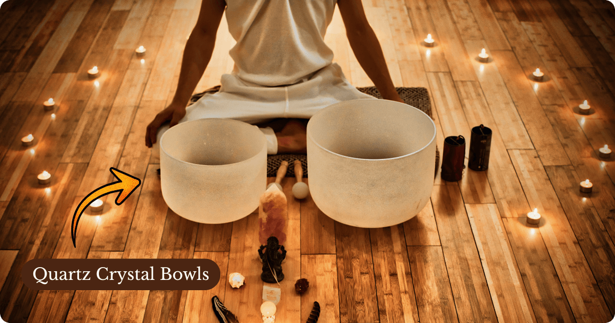 quartz crystal singing bowls