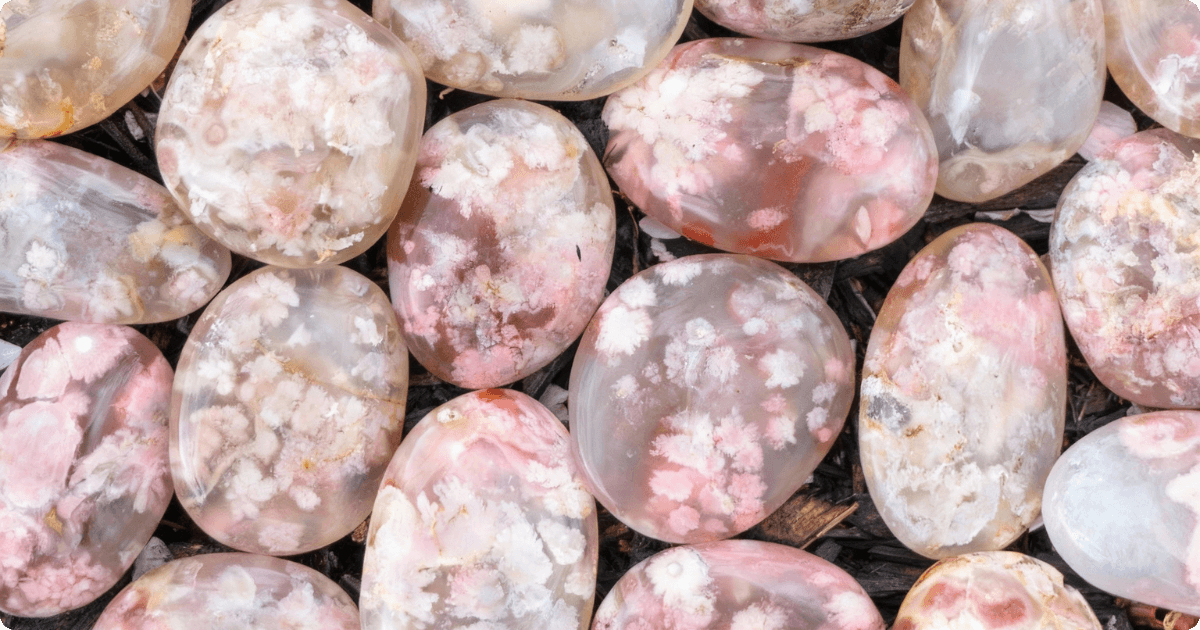 Cherry Blossom Agate - crystal healing for beginners