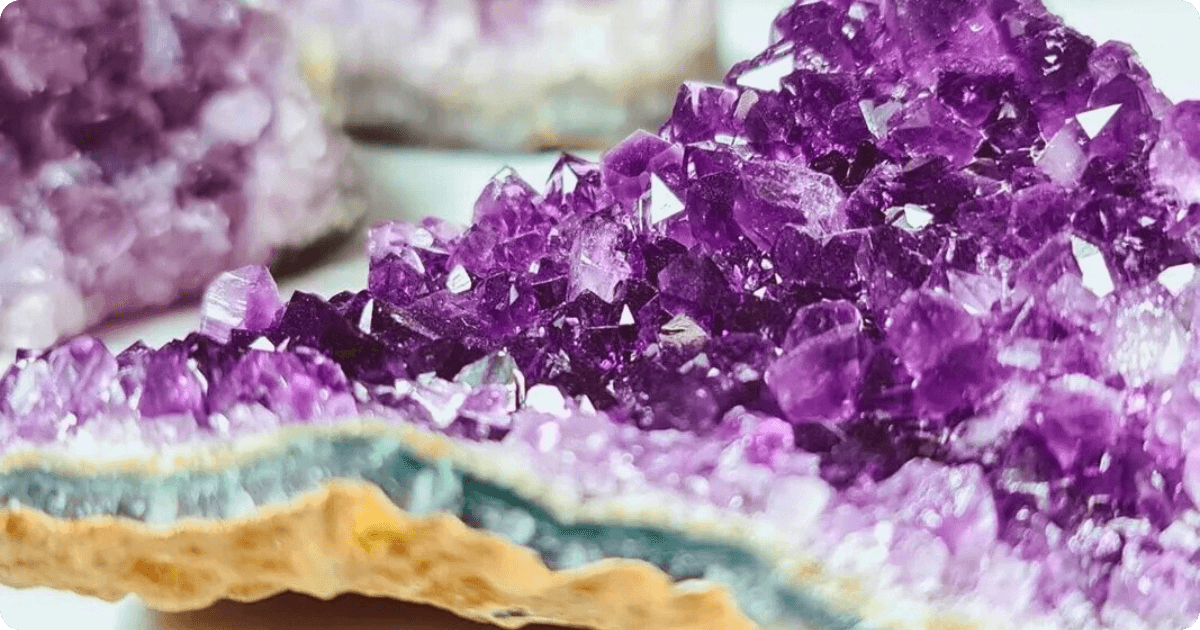 amethyst crystal cluster