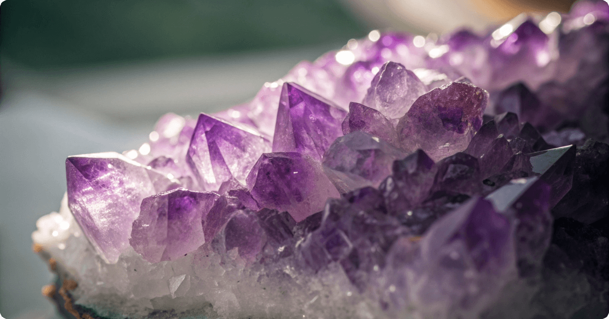 amethyst crystal cluster
