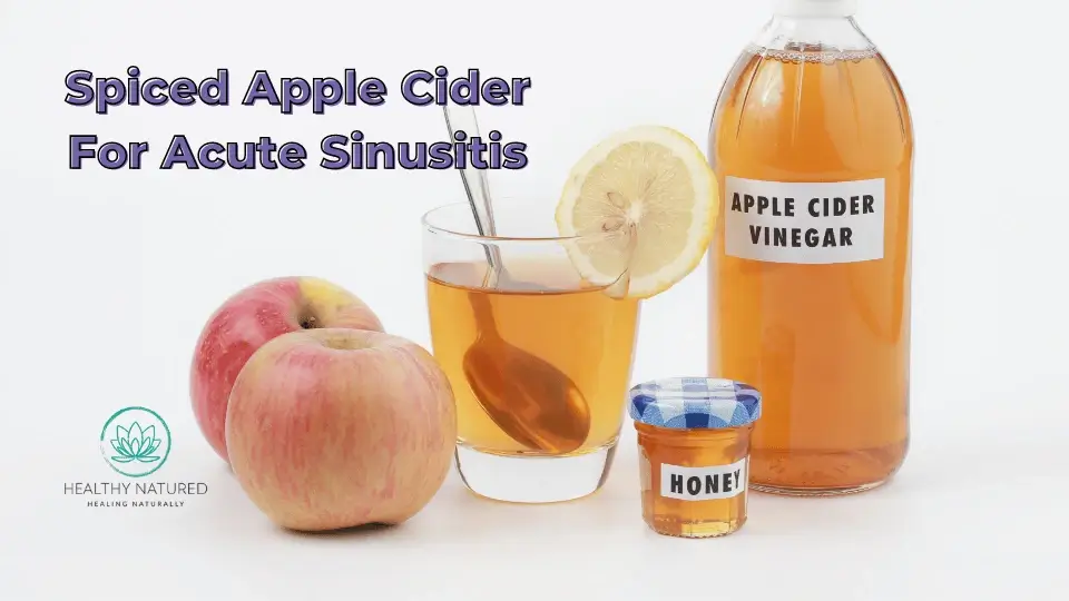spiced apple cider for acute sinusitis