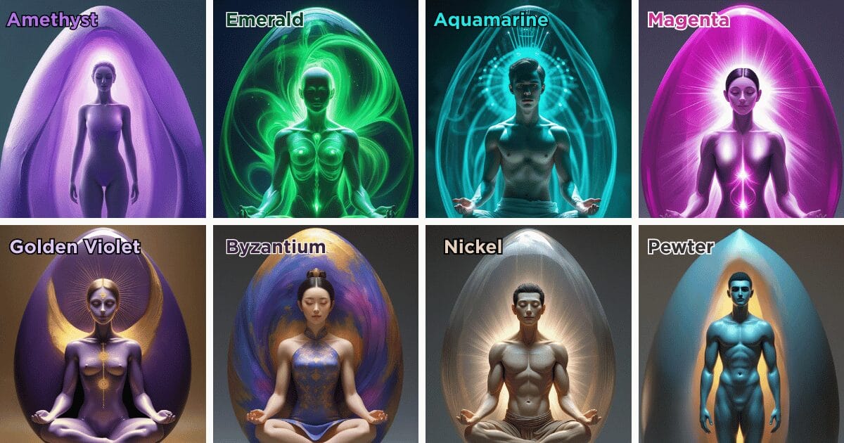 Specific aura colors and their meanings the sophisticated mixtures of complex and patterning