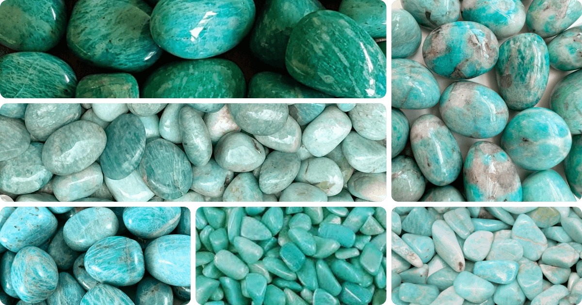 amazonite crystals for balancing the heart chakra