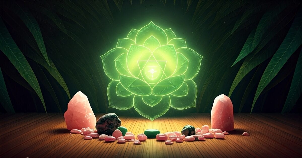 Heart chakra crystals