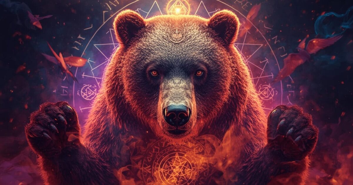 The bear as a spirit animal symbolizes deep inner strength, courage, leadership, and the need for introspection and rest.