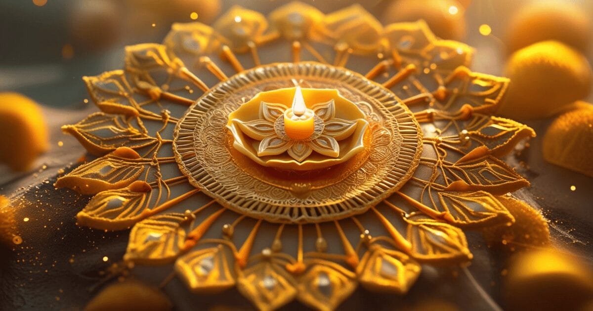 The yellow aura is linked to the solar plexus chakra