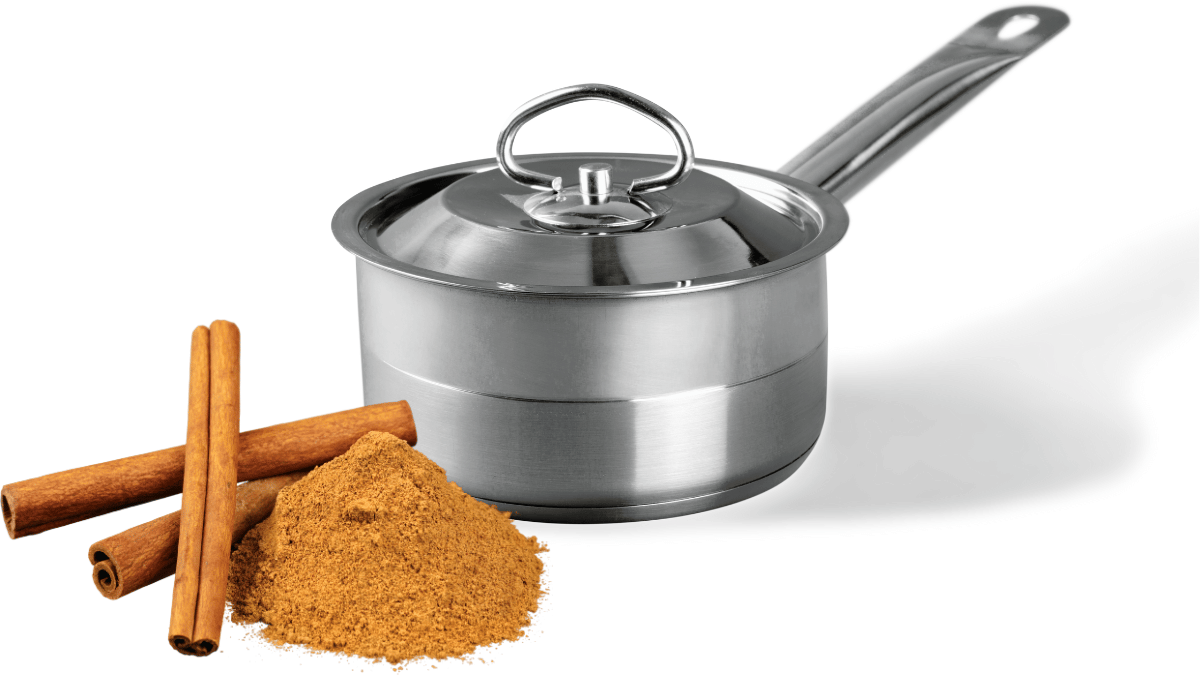 cinnamon and water