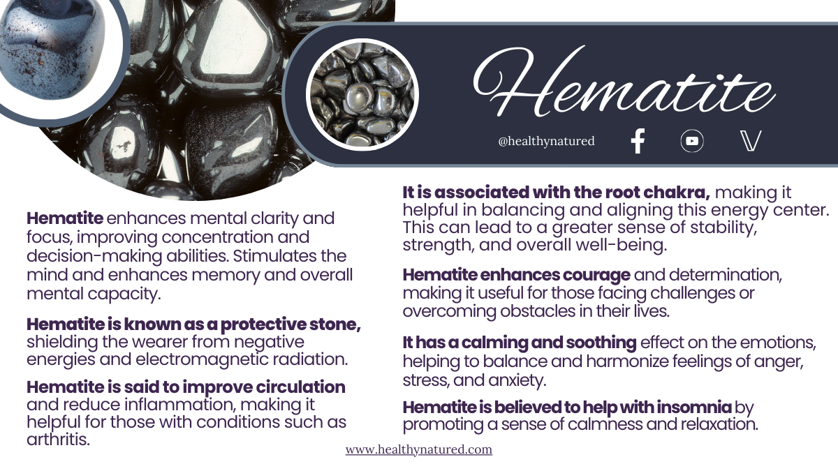 hematite healing crystals overview
