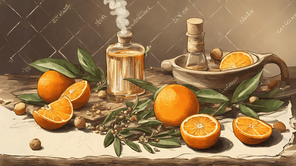 Frankincense and Orange essential oils