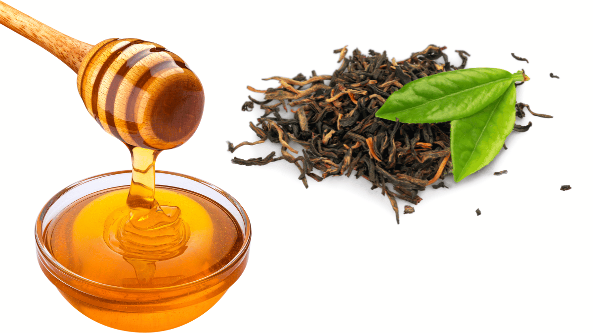 honey and black tea - ginger and cardamom tea