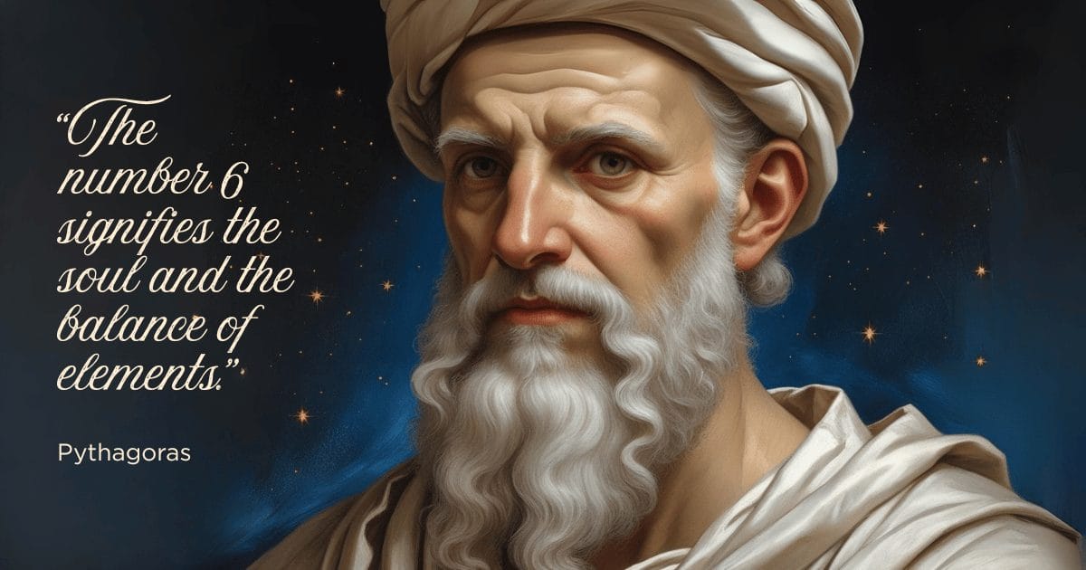 The number 6 signifies the soul and the balance of elements.