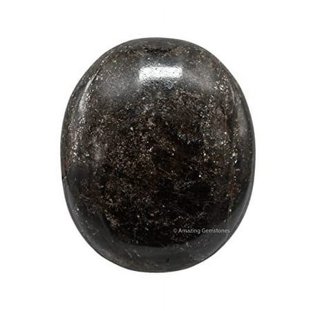 Garnet Palm Stone - Pocket Massage Worry Stone for Natural Body Chakra Balancing Reiki Healing and Crystal Grid