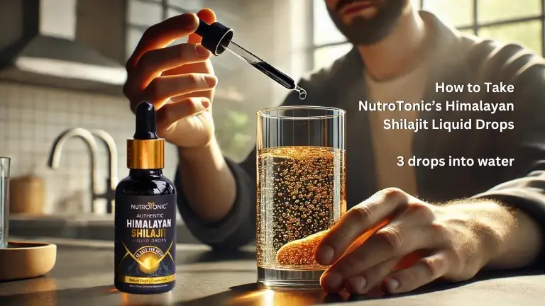 How to Take NutroTonic’s Himalayan Shilajit Liquid Drops