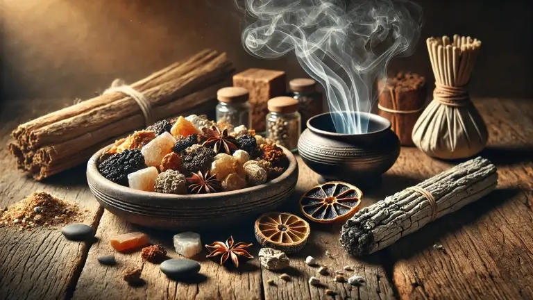 Smudging with Resins - aura cleansing techniques