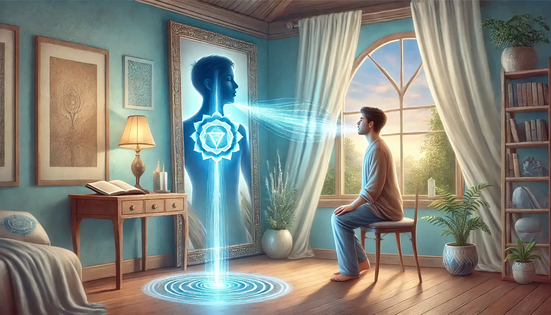 engaging in talking and speaking practice to balance the throat chakra