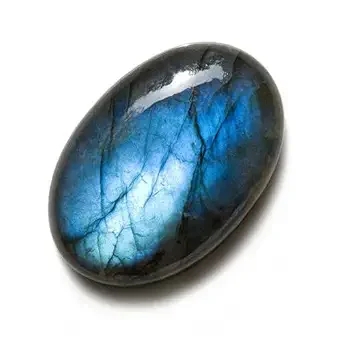 MANU GEMS Labradorite Stone 15.25 Ratti Original and Certified Morpankhi Gemstone