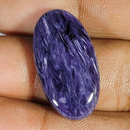 20.60Cts Great Genuine Purple Charoite Oval Cabochon Loose Gemstone
