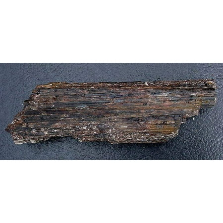 Large Black Tourmaline Mica Crystal Specimen Gem #6