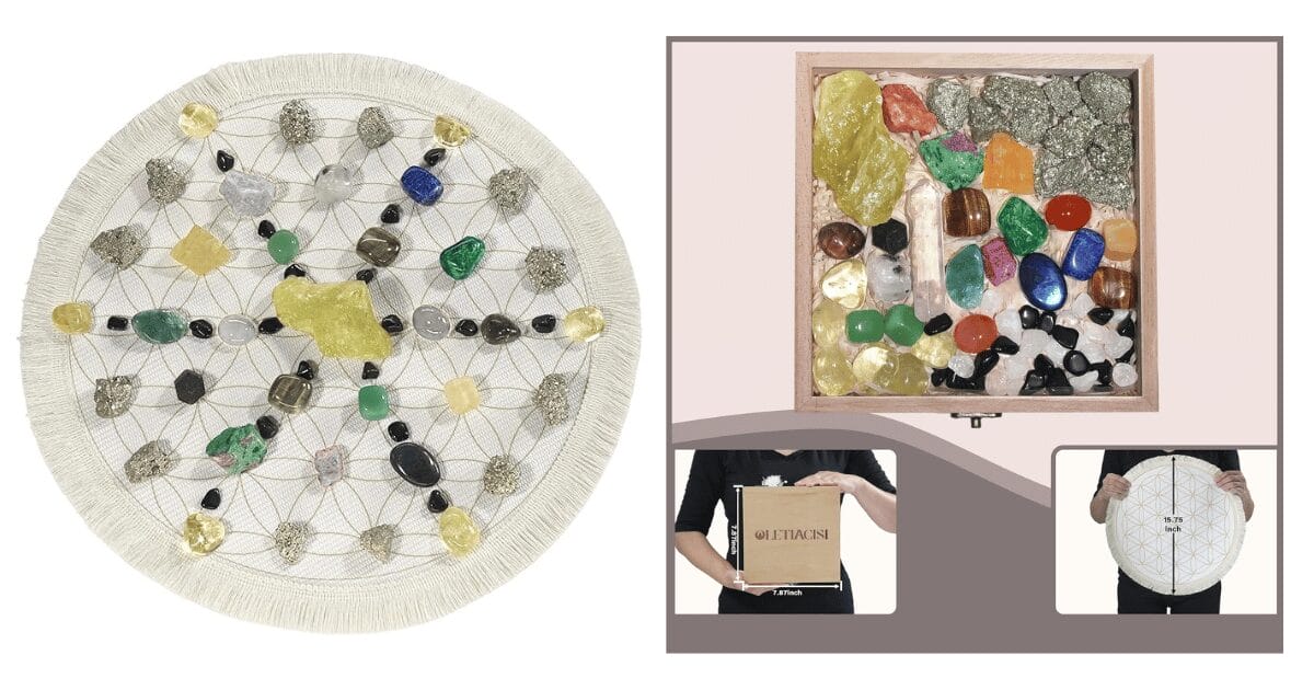 Oletiacisi Crystals, Healing Crystals Set