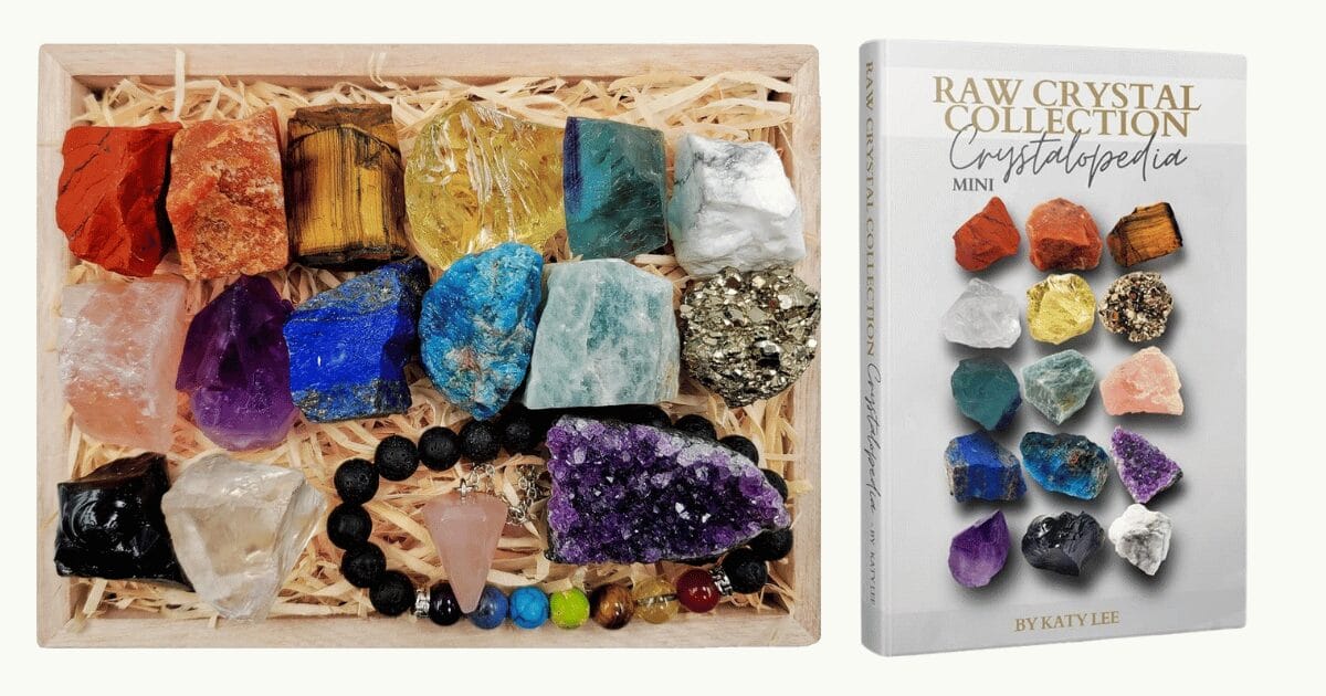 Premium Chakra Balancing Crystals and Stones (Raw Crystal Collection) by ZATNY