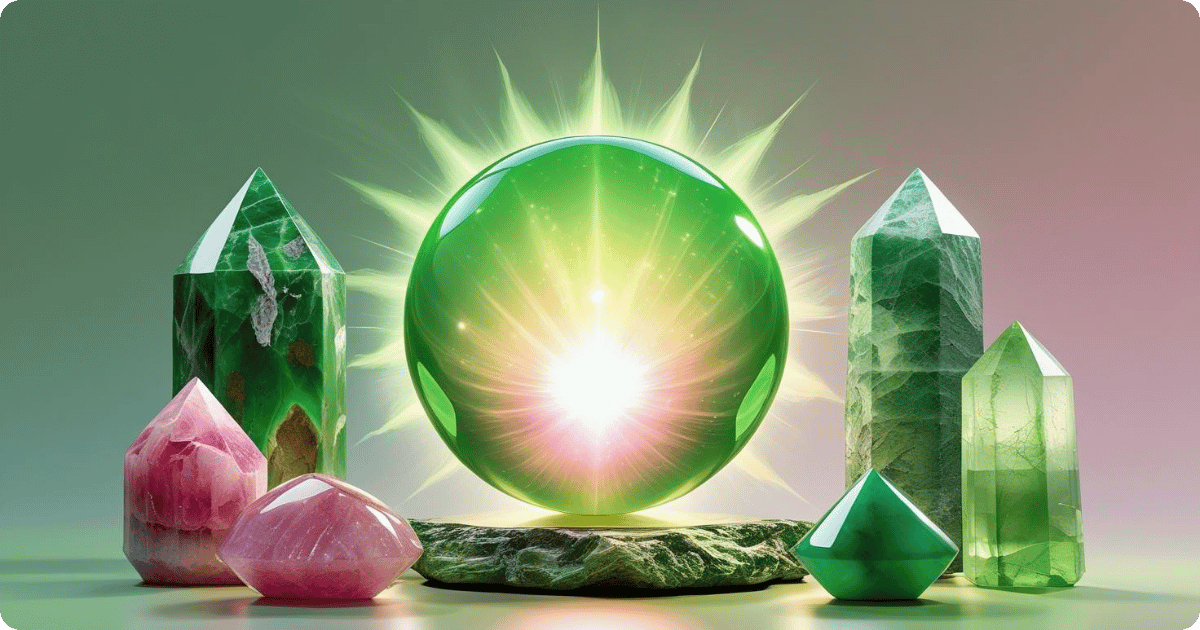 anahata the heart chakra crystals