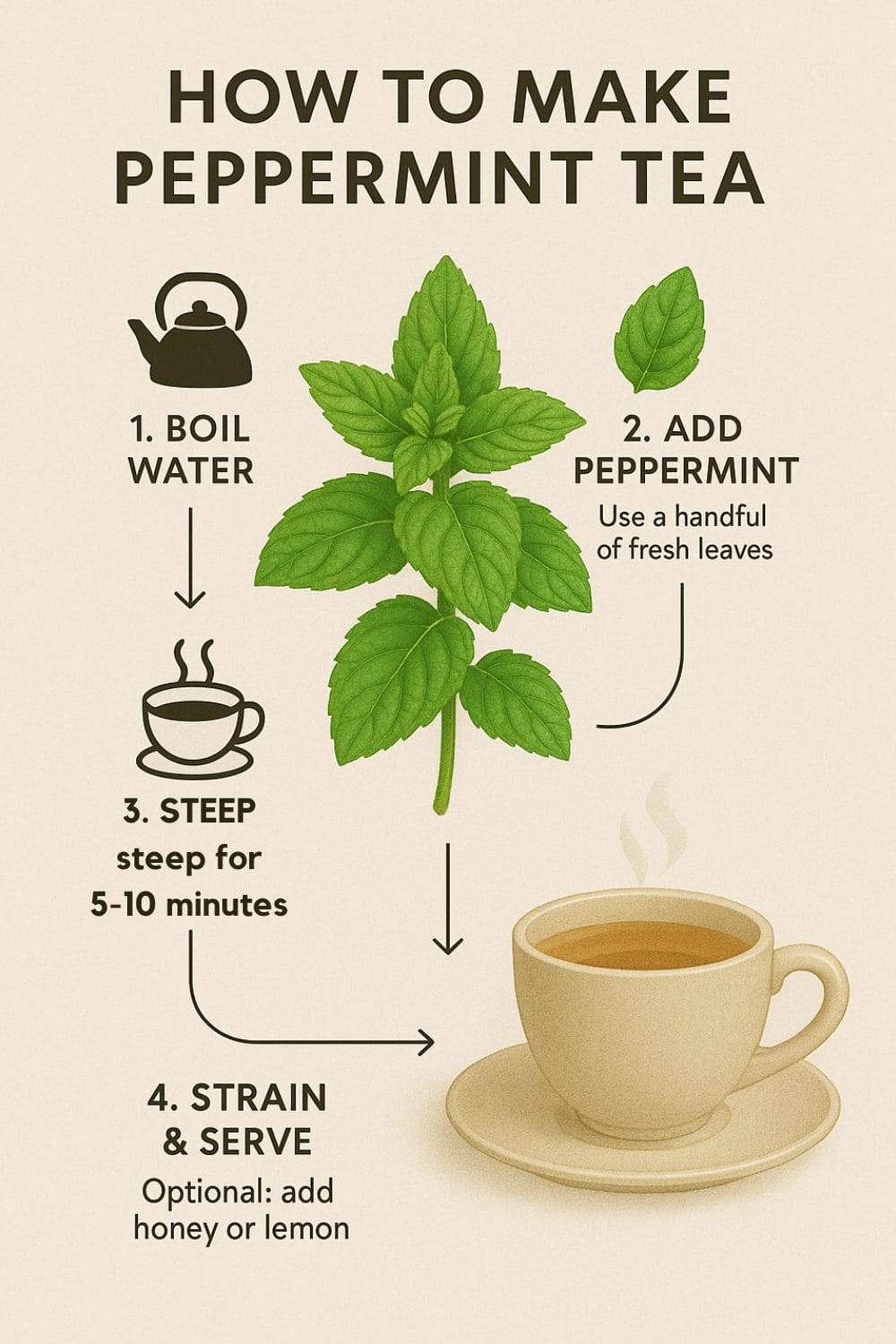 benefits of hot peppermint tea