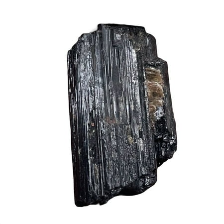 Black Tourmaline 10g Natural Collectors Specimen | 33x18x8mm | Black |