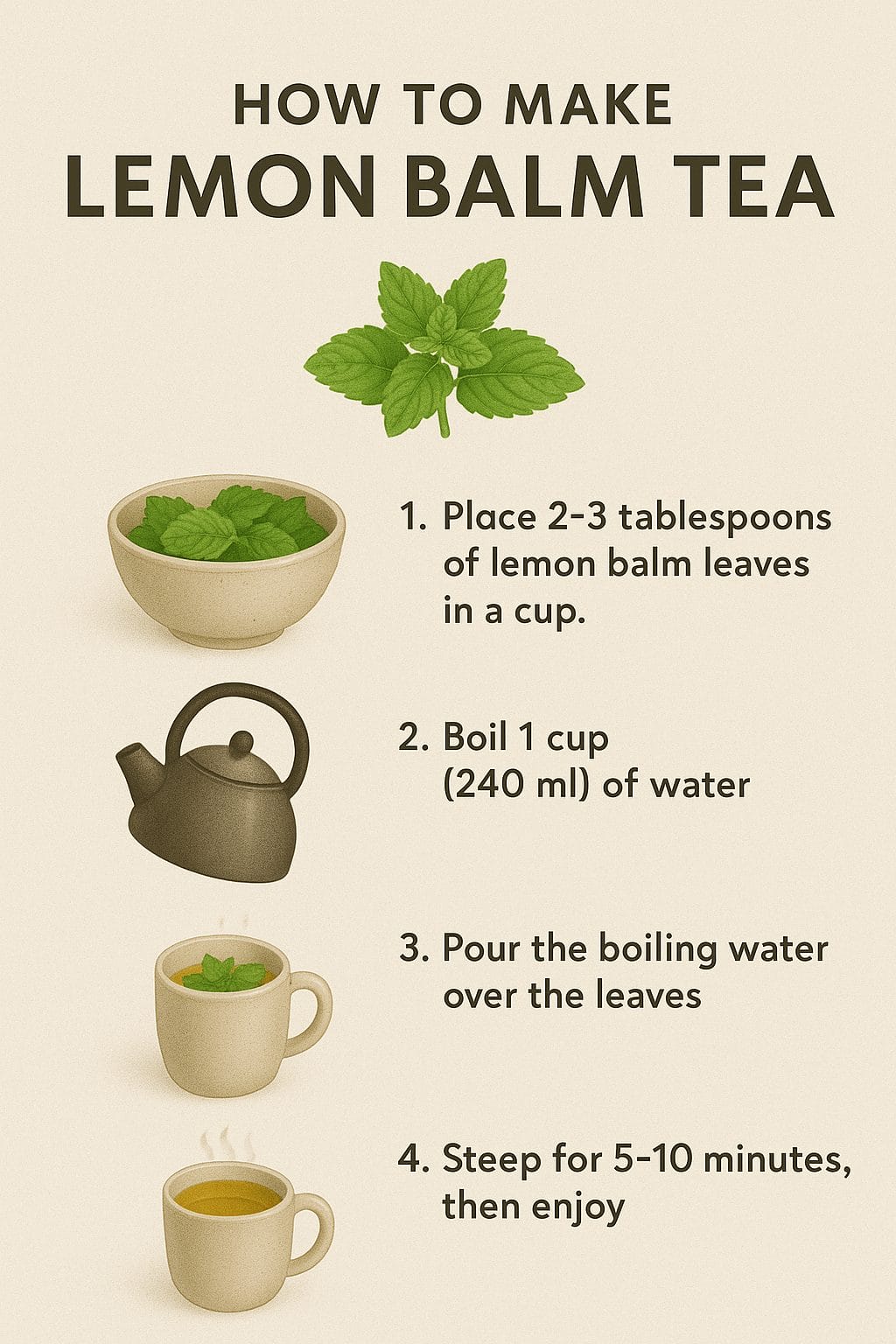 lemon balm tea recipe