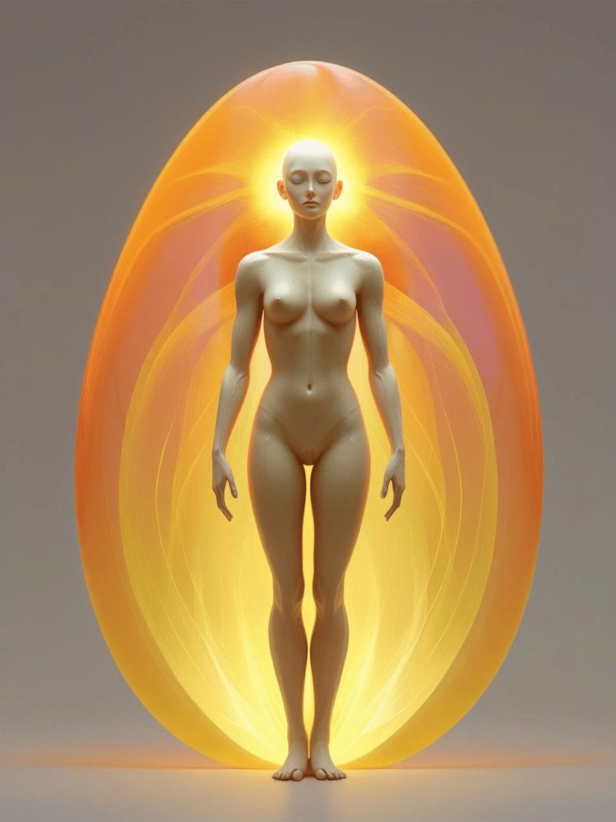 oranges and yellows in the aura