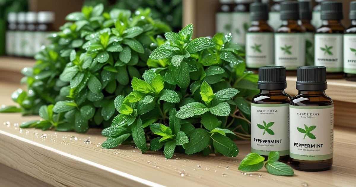 peppermint tea essential oil