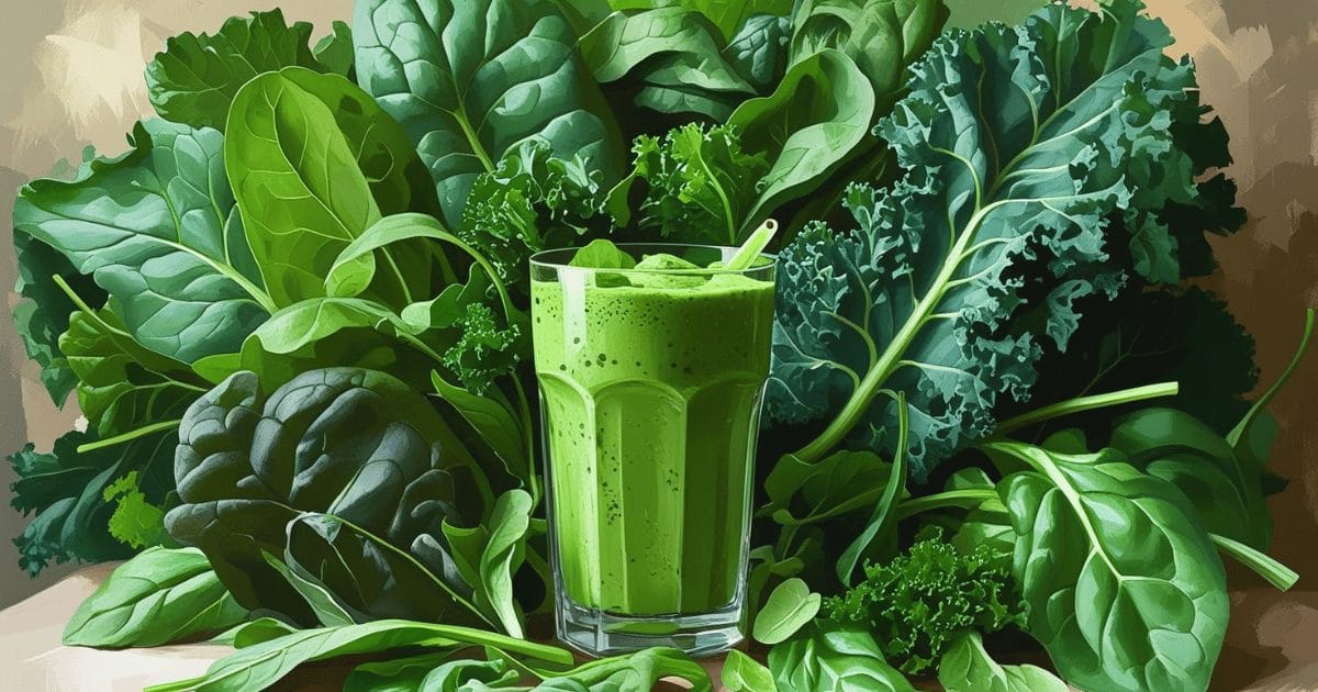 spinach and kale smoothie