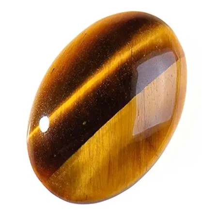 Tejvij And Sons 6.25 Ratti Natural Tiger Eye GLI Certified chitee Stone