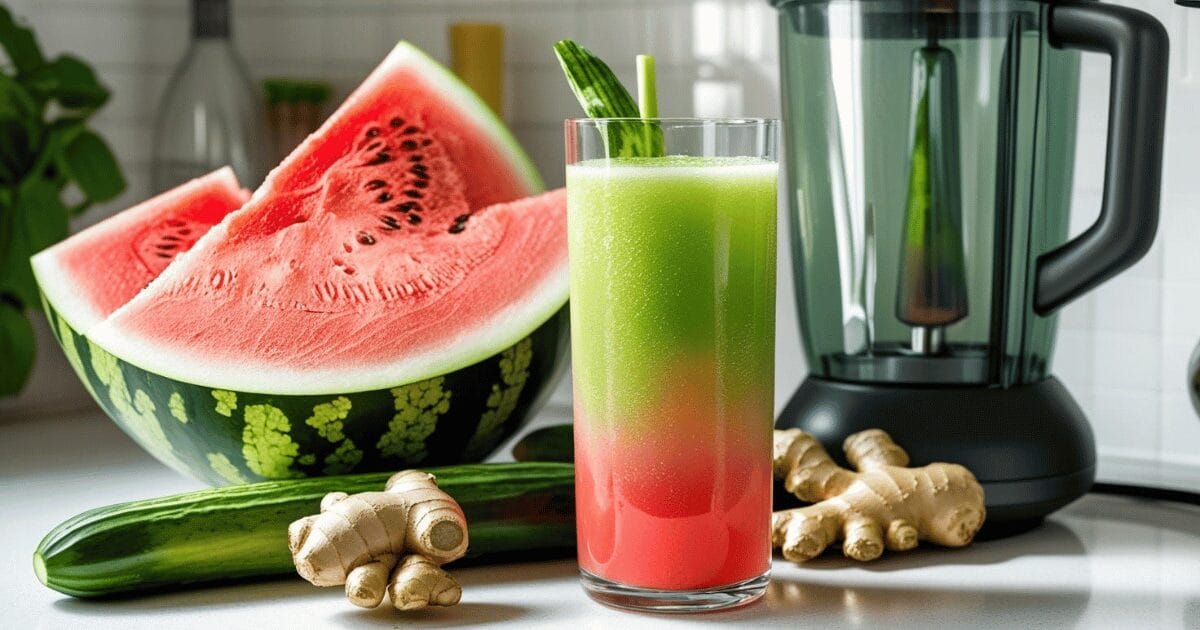watermelon home-based juice cleanse for weight loss