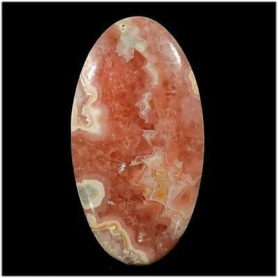 74.65Cts Rhodochrosite Oval Healing Properties Meditation Jewelry Making