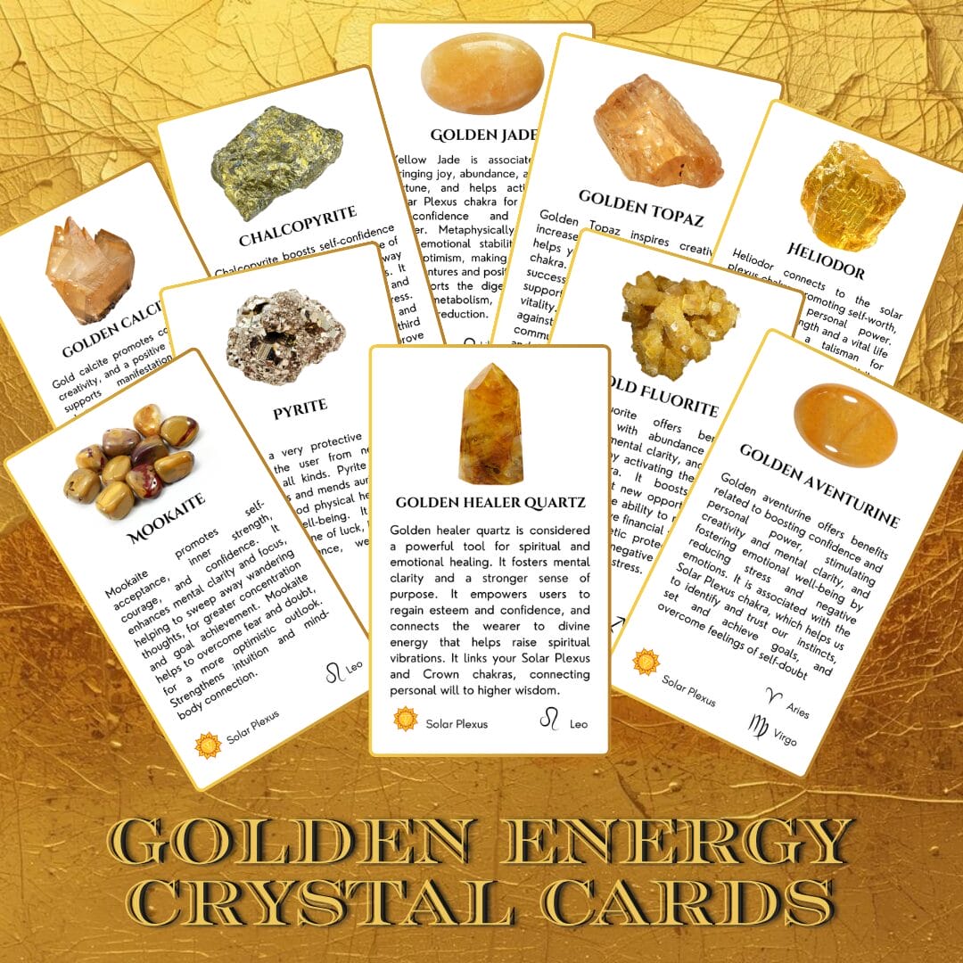 Golden Energy Crystal Cards