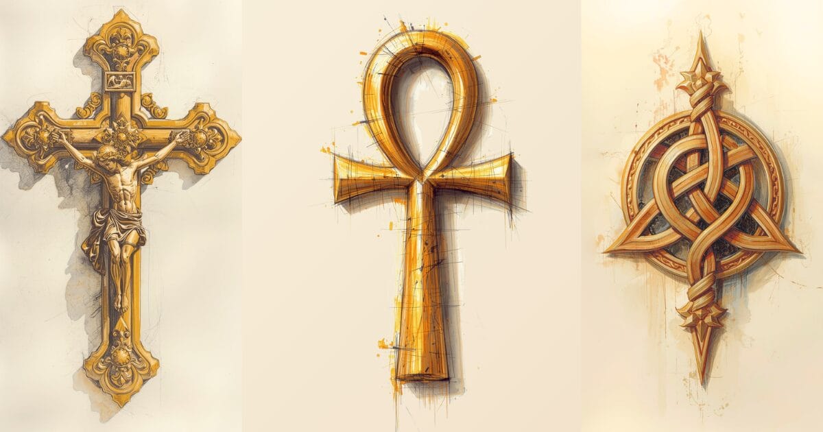 Sacred Symbols - Cross, Ankh, Celtic Cross