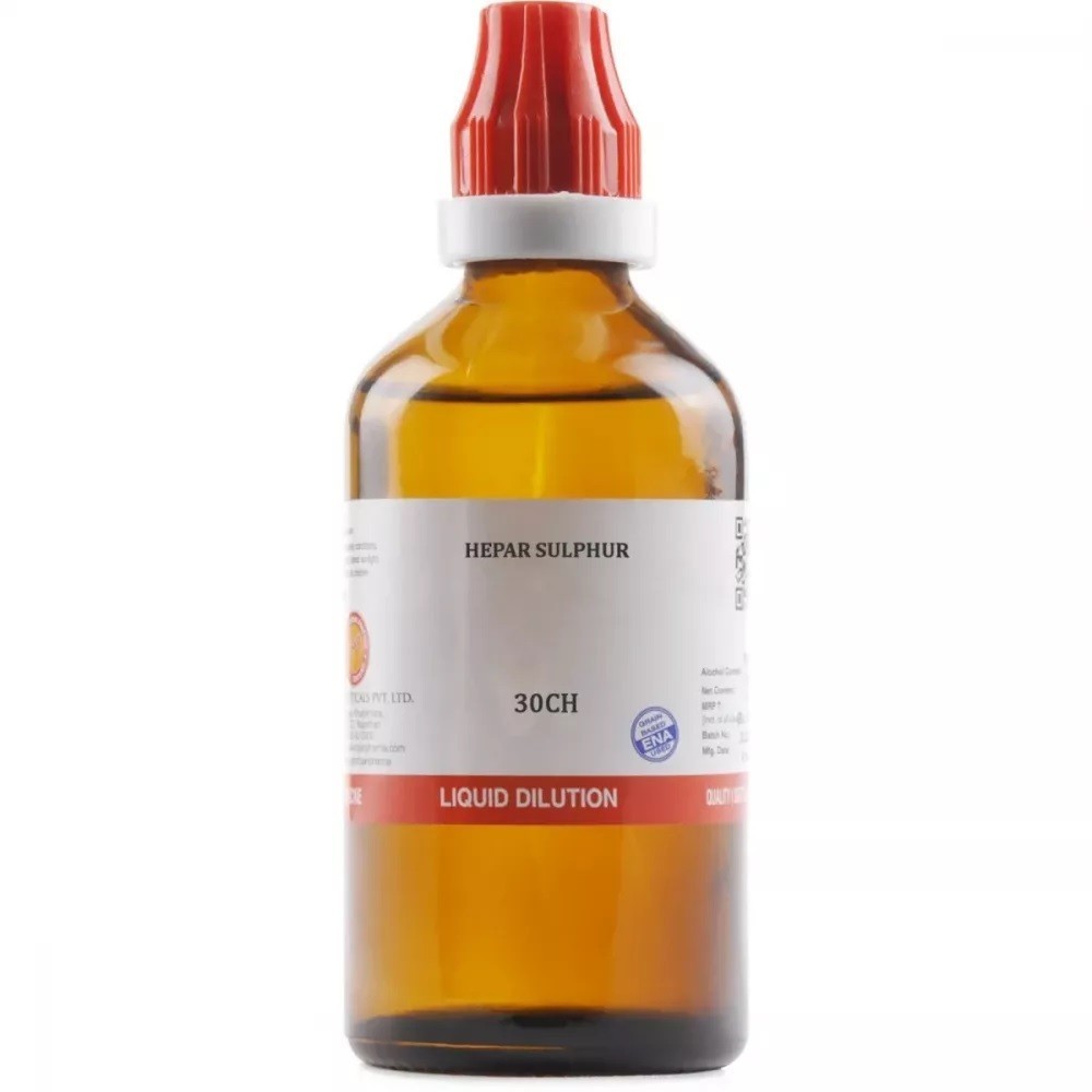 Bjain Homeopathy Hepar Sulphur (Select Potency) 100 ml