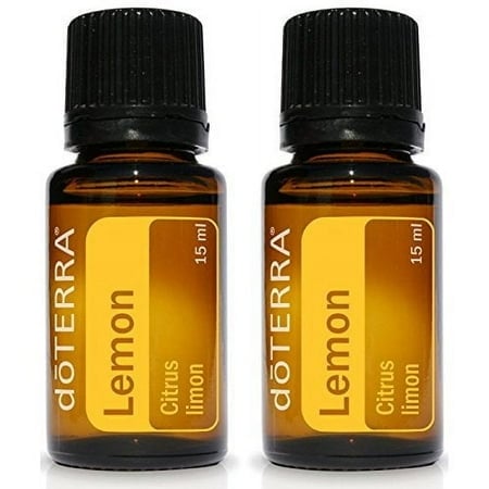 doTERRA Lemon Essential Oil for Diffuser - 15 ml (2 Pack) | Aromatherapy Multipack