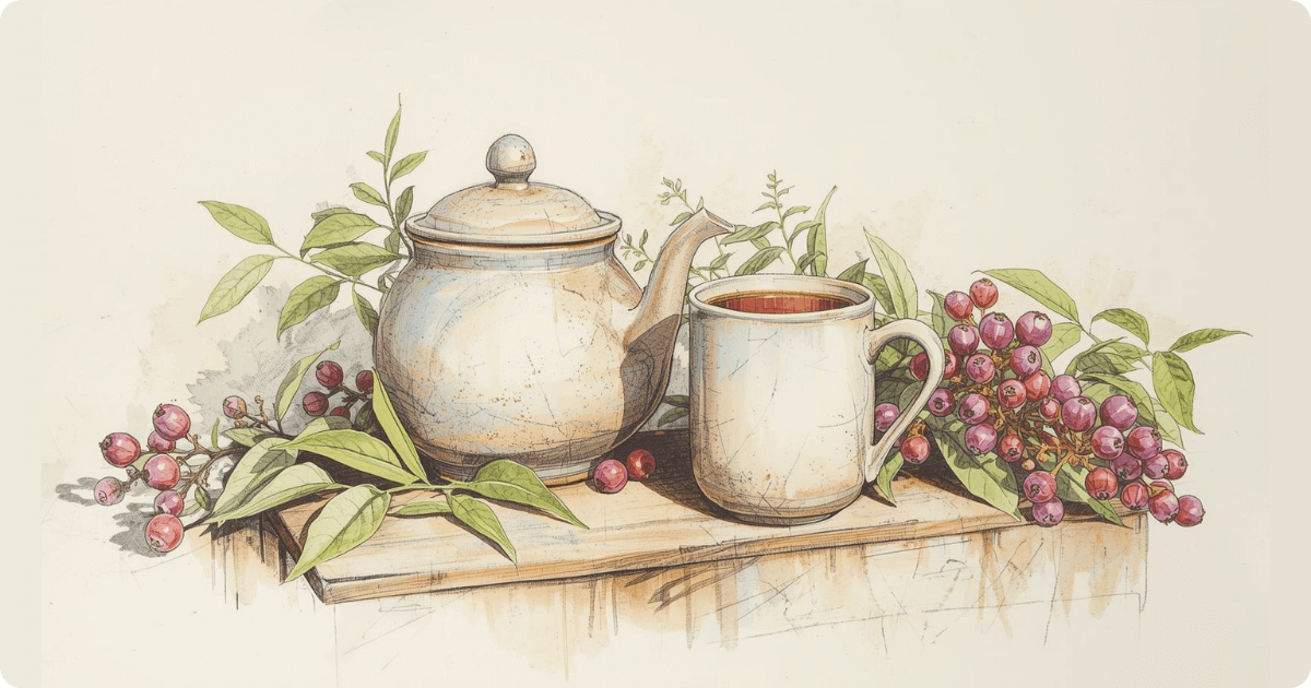 elderberry and linden tea