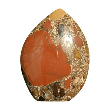 Flame Red Jasper Healing Crystals Stone Polished Healing Crystals Flame Gemstone Natural Anxiety Stress Relief Meditation Reiki Healing Crystal Gifts Size 2 INCH