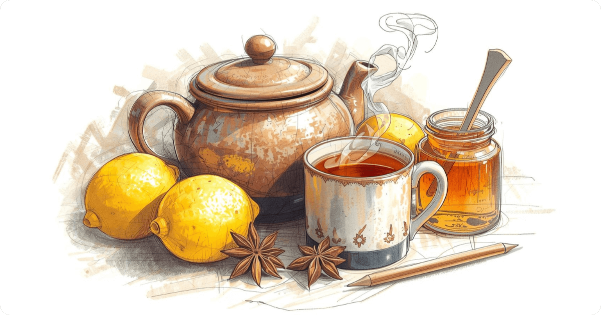 lemon and honey tea