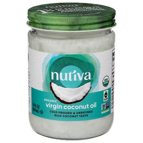 Nutiva, Organic Extra Virgin Coconut Oil, 14 Oz