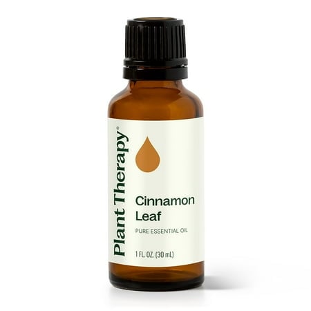 Plant Therapy Cinnamon Leaf Essential Oil 30 mL (1 oz) 100% Pure Undiluted Therapeutic Grade