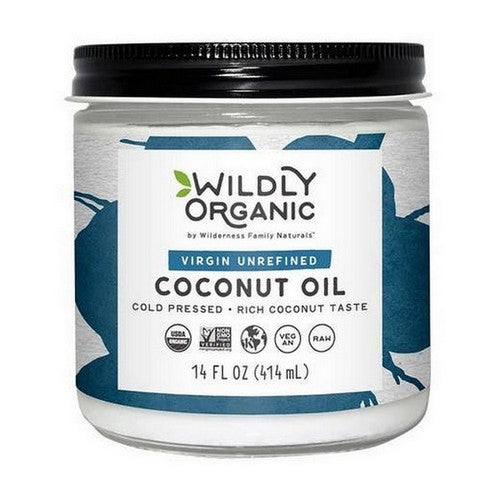 Wildly Natural, Unrefined Virgin Coconut Oil, 14 Oz