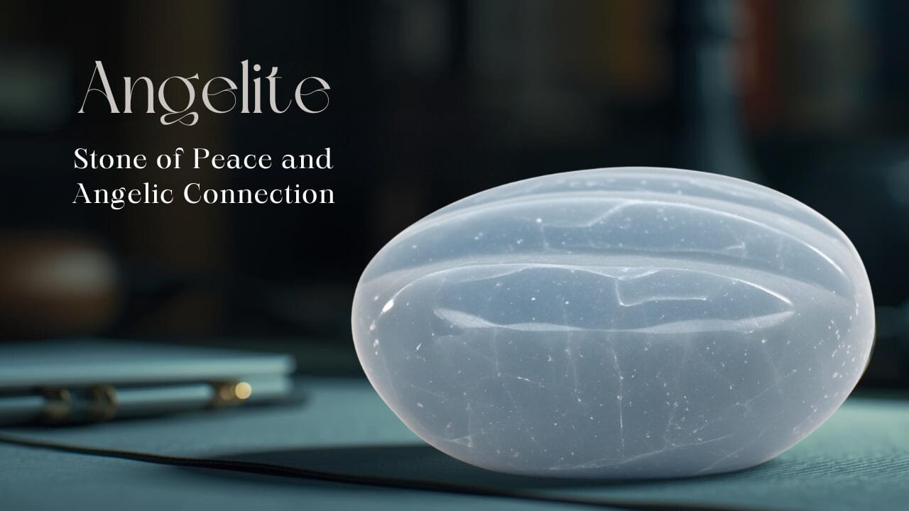Angelite Crystal - Stone of Peace and Angelic Connection