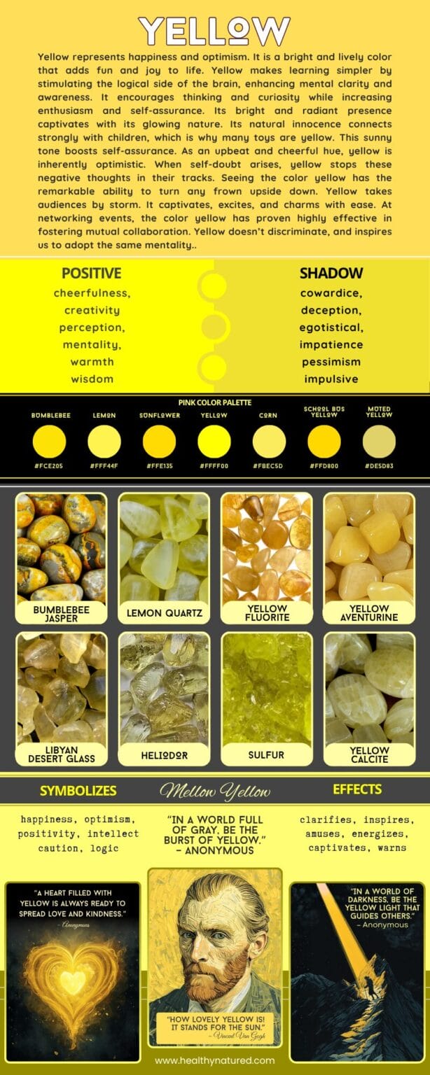 Yellow Connotations Examples What Does Color Yellow Symbolize? Psychological Spiritual Meaning
